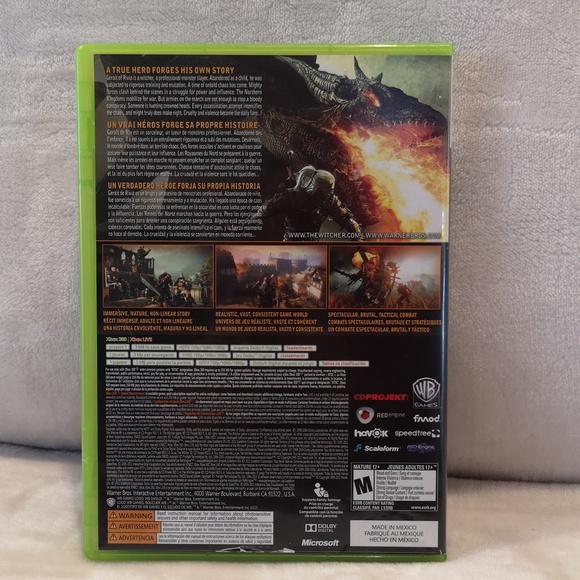 The Witcher 2 Assassins of Kings, enhanced édition, Xbox 360 - Picture 2 of 8
